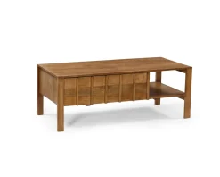 Table basse rectangulaire esprit zen en manguier naturel 