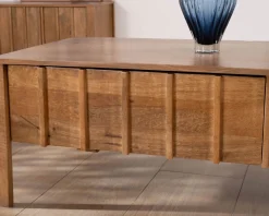 Table basse rectangulaire esprit zen en manguier naturel 