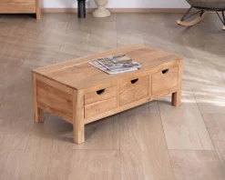 Table basse rectangulaire en acacia massif 