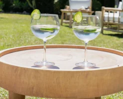 Table basse ronde en bois de suar "Katue" 60 cm