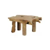 Table basse teck massif brut "Farmer"