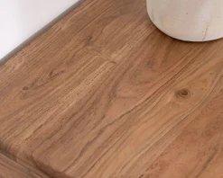 Table de chevet ou d'appoint en acacia avec tiroir 