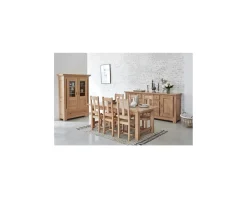 Table de ferme chêne massif 210 cm "Artisan"
