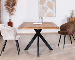Table de repas contemporaine en bois 200 cm 