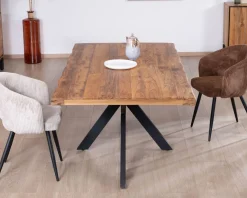 Table de repas contemporaine en bois 200 cm 