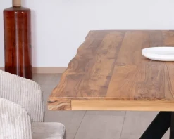Table de repas contemporaine en bois 200 cm 