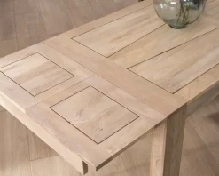 Table de repas extensible 200 à 290 cm en manguier 