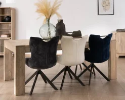 Table de repas extensible 200 à 290 cm en manguier 