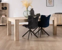 Table de repas extensible 160 à 250 cm en manguier 