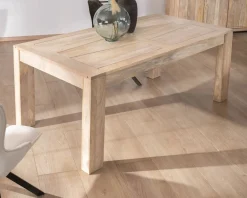 Table de repas extensible 160 à 250 cm en manguier 