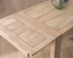 Table de repas extensible 160 à 250 cm en manguier 