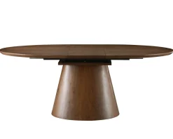 Table de repas extensible 160–200 cm teinte noyer 