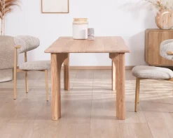Table de repas rectangulaire 180 cm design scandinave 