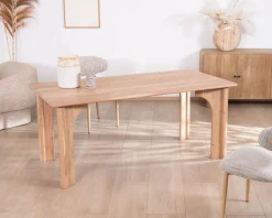 Table de repas rectangulaire 180 cm design scandinave 