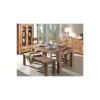 Table de repas rectangulaire en chêne massif 180cm "Lodge Casita"