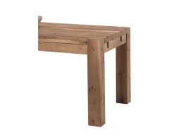 Table de repas rectangulaire en chêne massif 180cm 