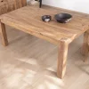 Table de repas rectangulaire en palissandre "Kalanohé" 160 cm