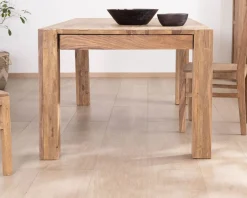 Table de repas rectangulaire en palissandre "Kalanohé" 160 cm