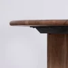Table de repas ronde style japandi "Yona" 150 cm