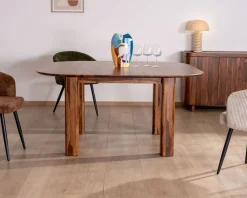 Table de salle à manger carrée en palissandre