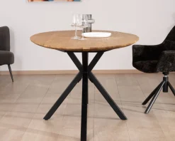 Table de salle à manger ovale en teck naturel 