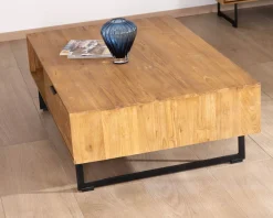 Table de salon avec rangements 
