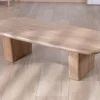 Table de salon rectangle en manguier design épuré "Orobie"
