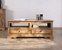 Table de salon style classique en manguier "Sarah"