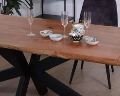 Table en acacia avec extensions 180-260cm "Alya"
