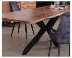 Table en acacia avec extensions 180-260cm 