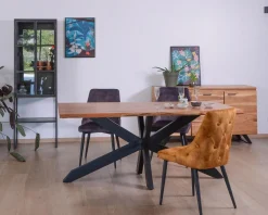Table en acacia avec extensions 180-260cm 