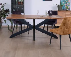 Table en acacia avec extensions 180-260cm 
