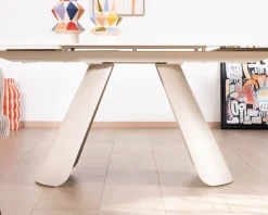 Table extensible 160 à 240 cm rétro chic 