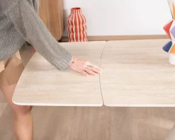 Table extensible 160 à 240 cm rétro chic 