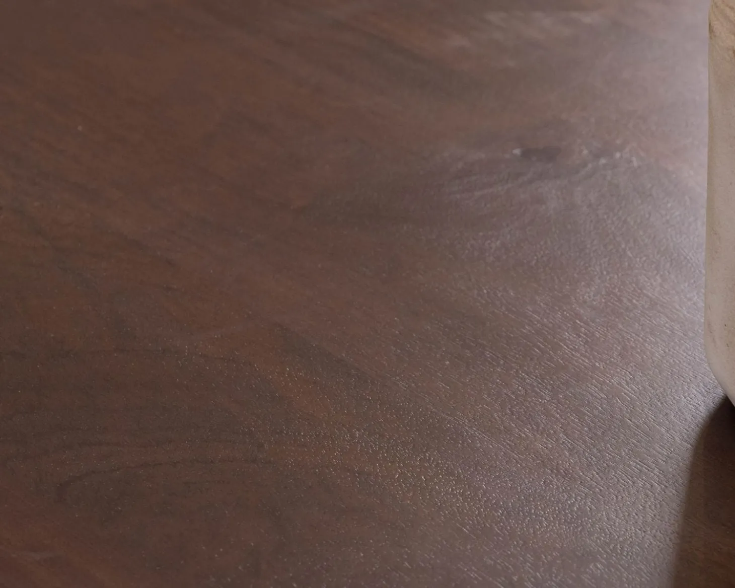 Table extensible en manguier massif teinte noyer "Sicora" 180 à cm esprit zen