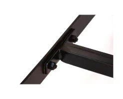 Table haute métal et bois 150x80cm 