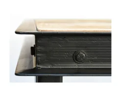 Table haute métal et bois 150x80cm 