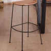 Tabouret de bar métal et bois "Caractère"