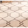 Tapis en jute et laine style kilim beige "Cocoon" format 200x300 cm