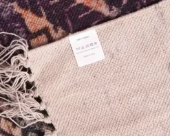 Tapis esprit aztèque motif imprimés en coton 