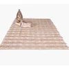 Tapis fantaisie en coton texturé beige "Matis" 120x180cm