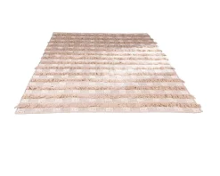 Tapis multi textures beige tissé main "Matis" format 200x300cm