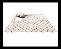 Tapis tissé en laine et coton 120x180cm 