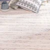 Tapis tissé main en coton et jute avec franges 120x180cm "Solira"