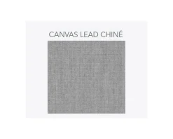Transat 2 places blanc et gris clair tissu Sunbrella "Nusa Pedina"