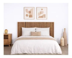 Tête de lit en chêne huilé style Newtro “Winton” 160 cm