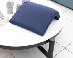 Têtière en tissu bleu pour chaise longue "Nusa Pedina"