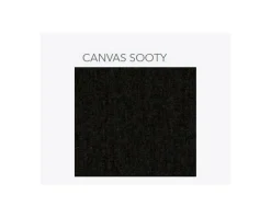 Têtière en tissu gris foncé sooty pour bains de soleil 