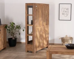Vaisselier vitré en palissandre 