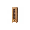 Vitrine en chêne massif huilé 1 porte 1 tiroir "Lodge Casita" 180 cm